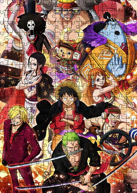 Puzzles One Piece avec tous les personnages phares 1000 Pièces