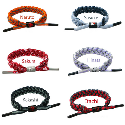 Bracelets Naruto De Corde à Lacets
