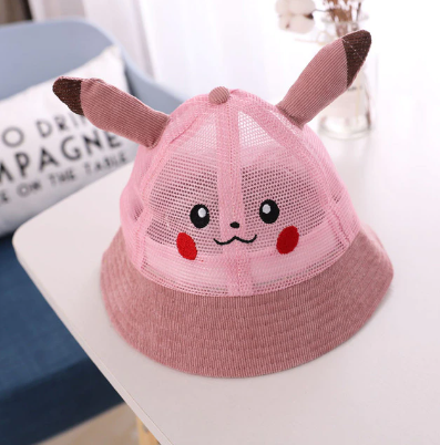Chapeaux Pokémon Pikachu De Voyage En Mesh Pour Enfants
