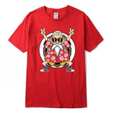 T-Shirt Imprimé Dragon Ball Maitre Roshi - Mangahako