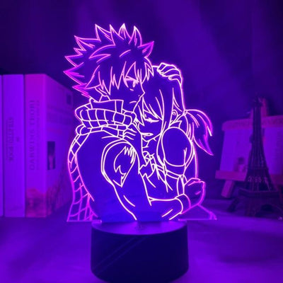 Lampe LED Fairy Tail Natsu et Lucy