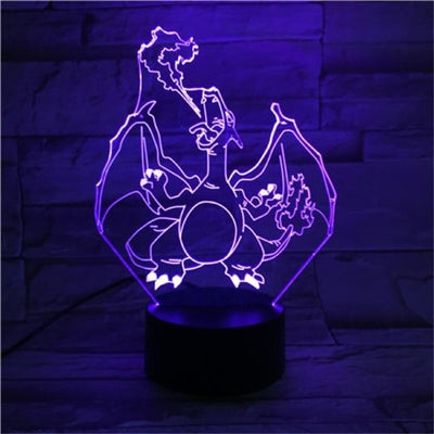 Lampe LED Pokémon Dracaufeu 2