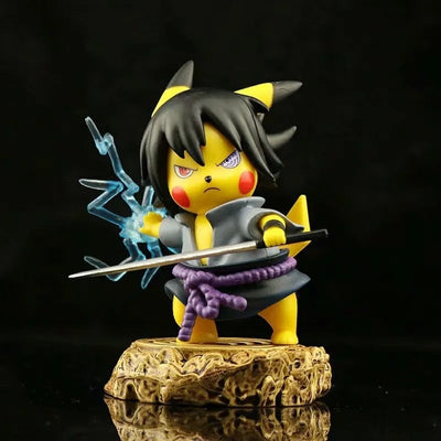 Figurine Pokémon Pikachu Naruto Sasuke Uchiha