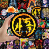 Packs de 10, 30 et 50 stickers Dragon Ball