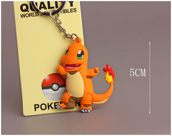 Porte-clés Pokémon avec créatures en PVC