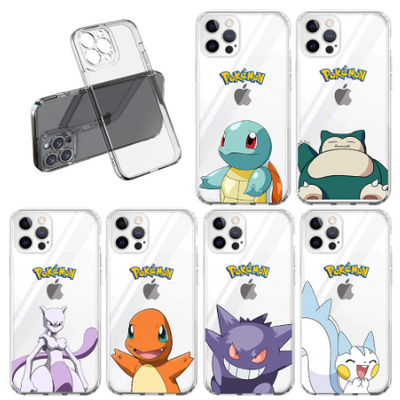 Coques iPhone Silicone Transparent Pokémon