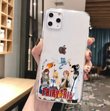Coques iPhone Silicone Transparent Anime Fairy Tail