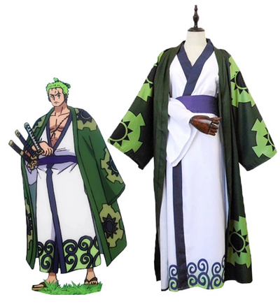 Kimono cosplay Roronoa Zoro One Piece