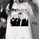 T-shirts Tokyo Revengers avec portraits des personnages