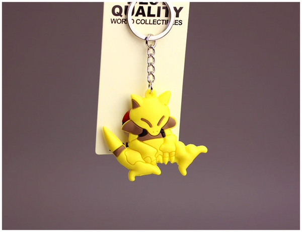 Porte-clés Pokémon avec créatures en PVC
