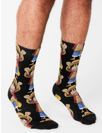 Chaussettes One Piece Monkey D Luffy