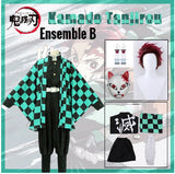 Ensemble cosplay Tanjiro Kamado Demon Slayer