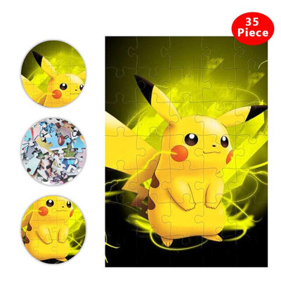 Puzzles Pokémon avec Pikachu dans différents déguisements 35 Pièces