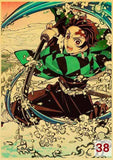 Posters Demon Slayer: Kimetsu no Yaiba Vintage