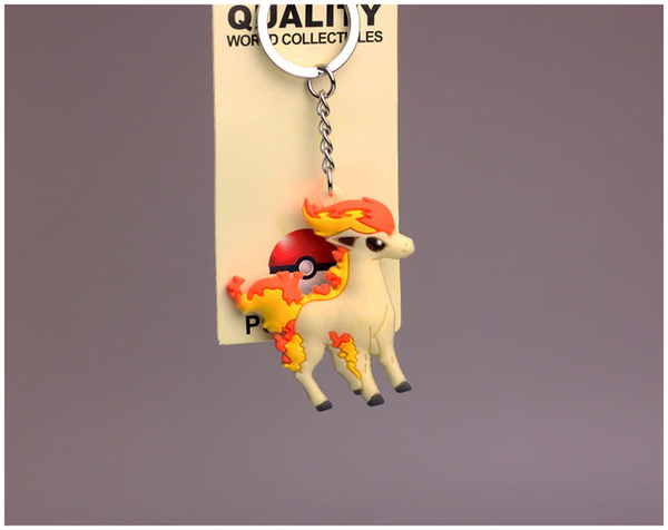 Porte-clés Pokémon avec créatures en PVC