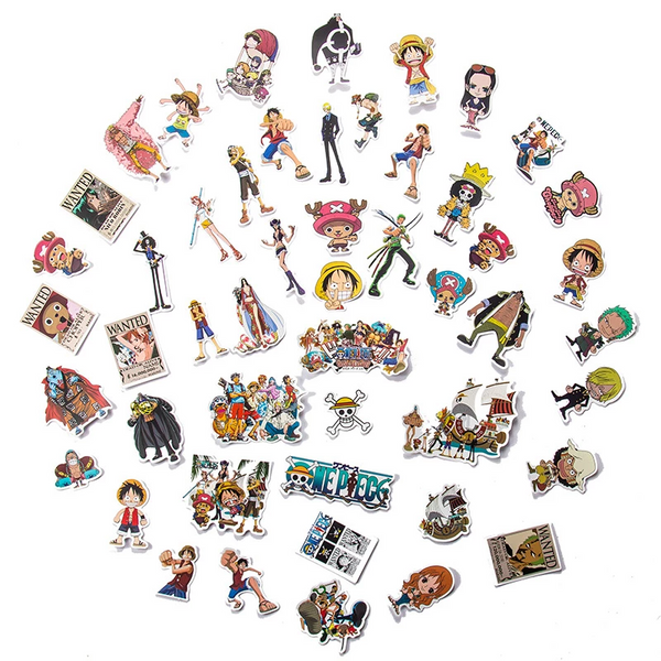 Packs de 50 et 100 stickers One Piece