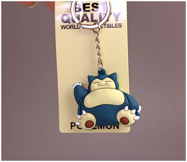 Porte-clés Pokémon avec créatures en PVC