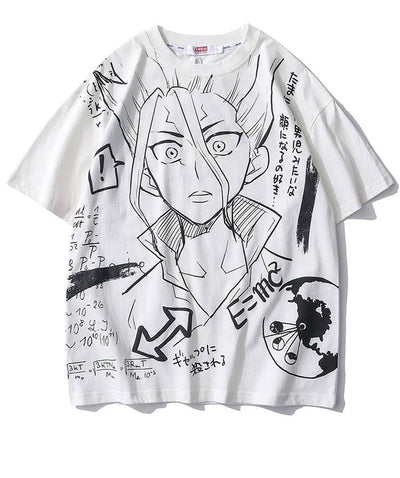 T-Shirt Dr Stone Senku Manga Hako - Mangahako