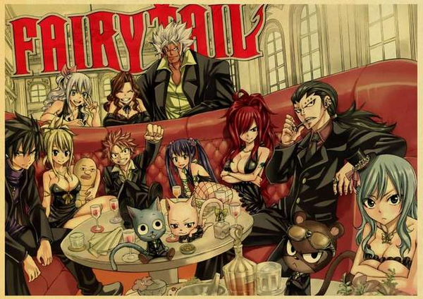 Posters Fairy Tail pour déco manga