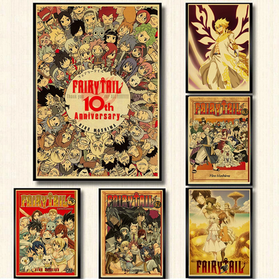 Posters Fairy Tail pour déco manga