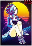 Posters Fairy Tail autocollants pour déco murale