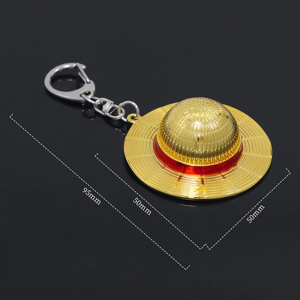Porte-clés One Piece chapeau de paille