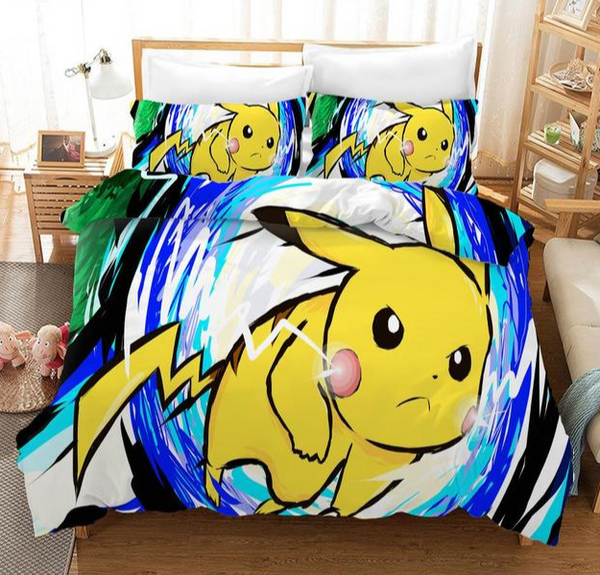 Housses de couette Pokémon pour déco de chambres à coucher