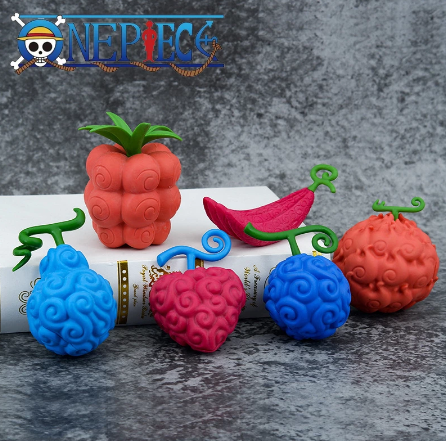 Ensemble de 6 figurines Fruits du Démon One Piece