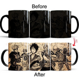 Mugs One Piece magiques avec illustrations de pirates
