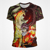 T-shirts Fairy Tail imprimés 3D all-over