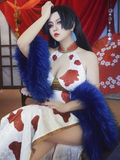 Costume Boa Hancock avec écharpe pour cosplay