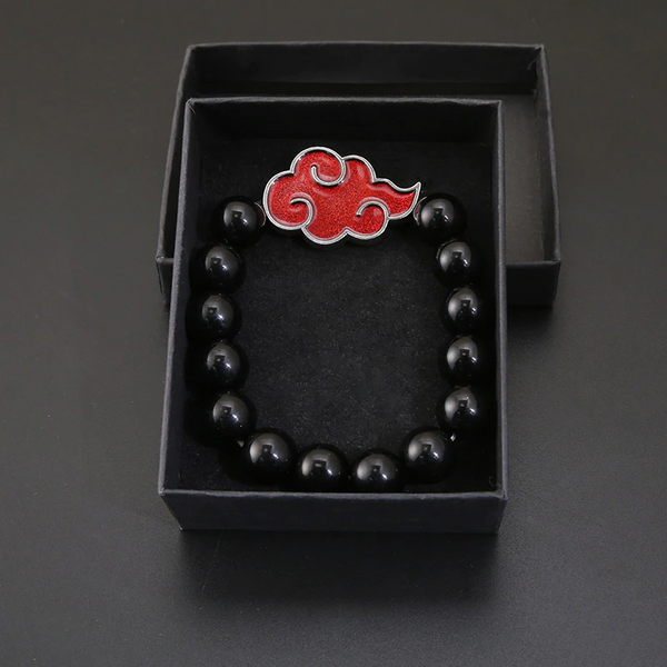 Bracelet Naruto En Perles Noires