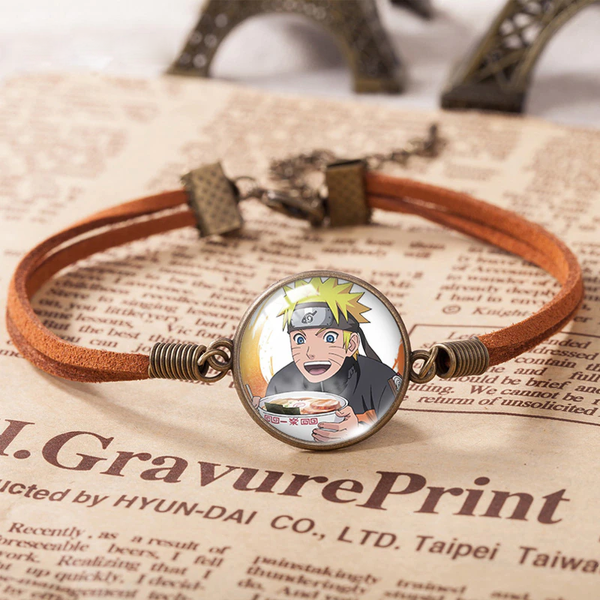 Bracelets Naruto à Dôme En Verre