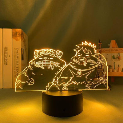 Lampe LED One Piece  Luffy et Chopper Gloutons - Mangahako