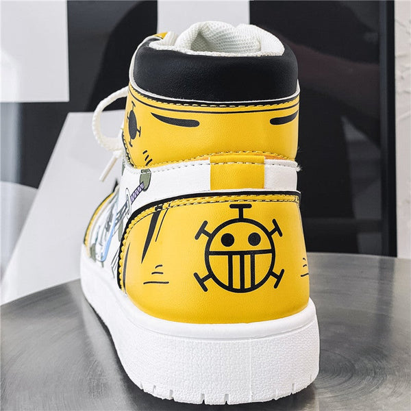 Sneakers One Piece Trafalgar D. Water Law Yellow High