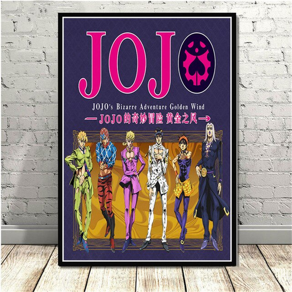 Posters Jojo éditions spéciales avec plusieurs personnages