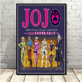 Posters Jojo éditions spéciales avec plusieurs personnages