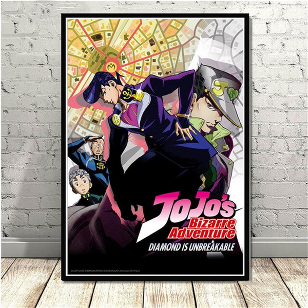 Posters Jojo éditions spéciales avec plusieurs personnages