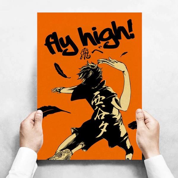 Posters Haikyuu éditions spéciales sur papier kraft