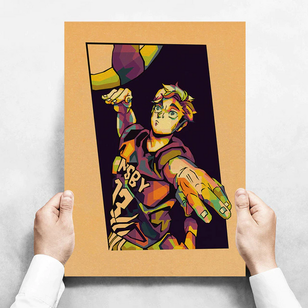 Posters Haikyuu éditions spéciales sur papier kraft