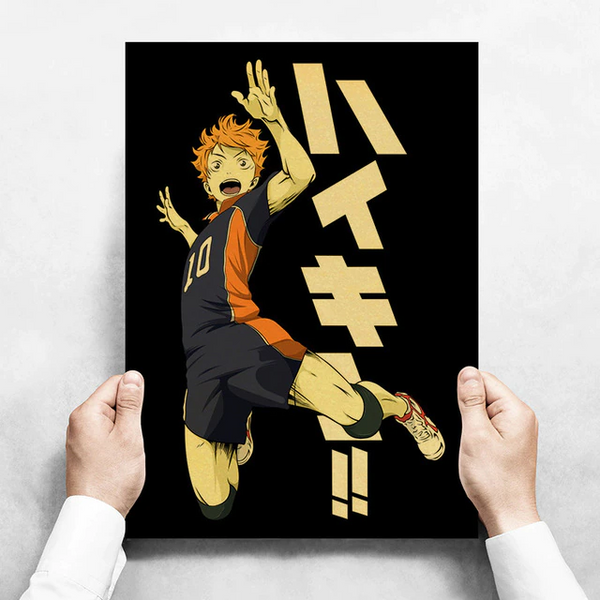 Posters Haikyuu éditions spéciales sur papier kraft