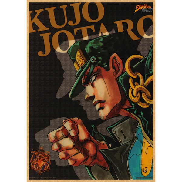 Posters Jojo en impressions sur papier kraft