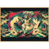 Posters Jojo en impressions sur papier kraft