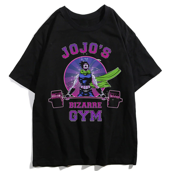 T-shirts JoJo avec illustrations des personnages