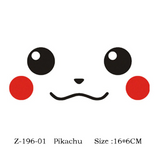 Stickers Pokémon Pikachu pour voitures