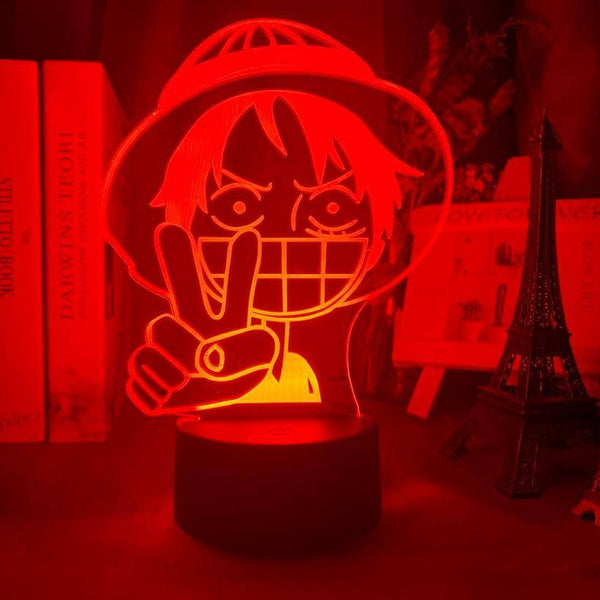 Lampe LED One Piece Luffy Peace - Mangahako