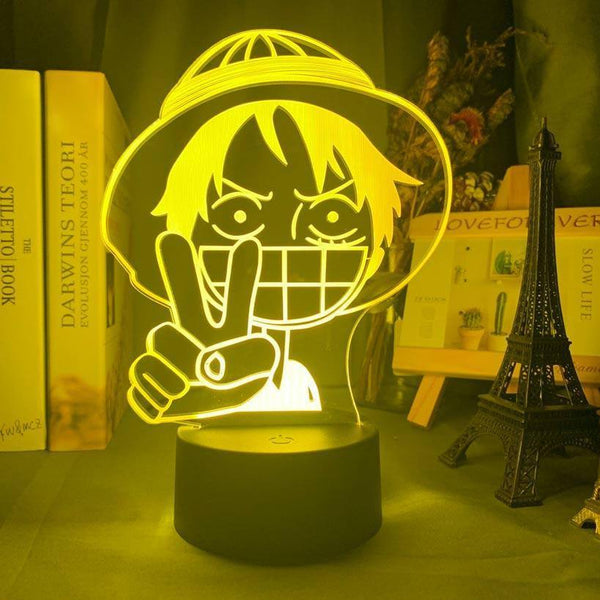 Lampe LED One Piece Luffy Peace - Mangahako