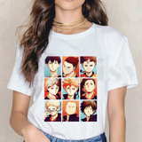 T-shirts Haikyuu avec illustrations inédites pour femmes