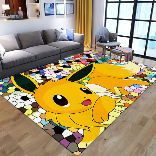 Tapis Pokémon de chambre d’enfants pour déco chaleureuse