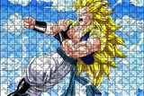 Puzzles Dragon Ball affichant la puissance des personnages 500 Pièces